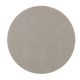 Set de table rond Ø 40 cm en cuir recyclé Nupo gris clair CIRCLE Lind DNA