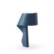 Lampe de table design AIR LZF, finition hêtre bleu