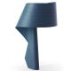 Lampe de table design AIR LZF, finition hêtre bleu