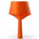 Lampe de table design AIR LZF, finition hêtre orange