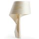 Lampe de table design AIR LZF, finition peuplier ivoire