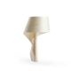 Lampe de table design AIR LZF, finition peuplier ivoire