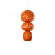 Suspension LED TOTEM S3 LZF, finition hêtre orange