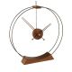 Horloge de table design AIRE Nomon en bois et fibre de verre