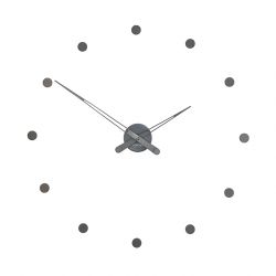 Horloge design RODON T graphite Nomon, 12 repères horaire