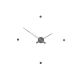 Horloge design RODON T graphite Nomon, 4 repères horaire