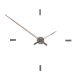 Horloge design TACON T Nomon acier graphite, 4 repères