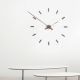 Horloge design TACON T Nomon acier graphite, 12 repères