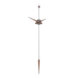 Pendule design PUNTO Y COMA T Nomon graphite et noyer