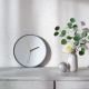 Horloge murale THIN Teo, blanc-aluminium