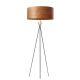 Lampadaire COSMOS LZF, abat-jour cerisier naturel