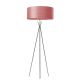 Lampadaire COSMOS LZF, abat-jour hêtre rose