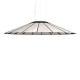 Suspension LED BANGA SG Large LZF, hêtre gris