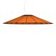 Suspension LED BANGA SG Large LZF, hêtre orange