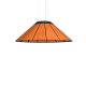 Suspension LED BANGA Small SM  LZF, hêtre orange