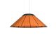 Suspension LED BANGA Small SM  LZF, hêtre orange