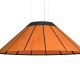 Suspension LED BANGA Small SM  LZF, hêtre orange