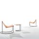 Rocking-chair cuir APELLE DN Midj