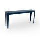 Console ZEF 160 cm acier Matière Grise, bleu