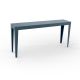 Console ZEF 160 cm acier Matière Grise, gris bleu