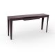 Console ZEF 160 cm acier avec tiroir Matière Grise, aubergine