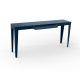 Console ZEF 160 cm acier avec tiroir Matière Grise, bleu