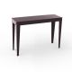 Console ZEF 103 cm acier Matière Grise, aubergine