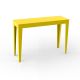 Console ZEF 103 cm acier Matière Grise, jaune