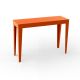 Console ZEF 103 cm acier Matière Grise, orange