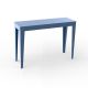 Console ZEF 103 cm alu Matière Grise, bleu pigeon