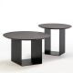 Table basse Ø 70 cm et table d'appoint REFLEX Kendo