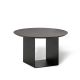 Table basse ronde REFLEX Ø 70 cm Kendo, plateau chêne toasté