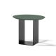 Table d'appoint noire REFLEX Kendo, plateau laqué olive