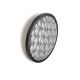 Applique LED noire CERVANTES LZF, finition hêtre gris