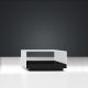 Module table basse blanc KOBO Kendo, base noir