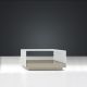 Module table basse blanc KOBO Kendo, base sable