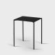 Guéridon table d'appoint TRAZO Kendo, coloris noir