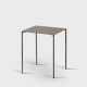 Guéridon table d'appoint TRAZO Kendo, coloris taupe