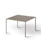 Table basse table d'appoint TRAZO Kendo, coloris taupe