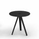 Table d'appoint ronde TRIA Kendo coloris noir