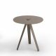 Table d'appoint ronde TRIA Kendo coloris taupe