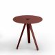 Table d'appoint ronde TRIA Kendo coloris tuile