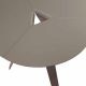 Table d'appoint ronde TRIA Kendo coloris taupe