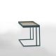 Table d'appoint TRAY Kendo, structure océan, plateau sable