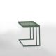 Table d'appoint TRAY Kendo, structure olive, plateau menthe