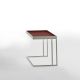 Table d'appoint TRAY Kendo, structure pierre, plateau tuile