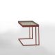 Table d'appoint TRAY Kendo, structure tuile, plateau sable