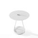 Table d'appoint ronde ZOE Kendo blanche