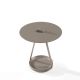 Table d'appoint ronde ZOE Kendo taupe