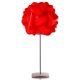 Lampe de table avec pied, rouge COL Lujan+Sicilia